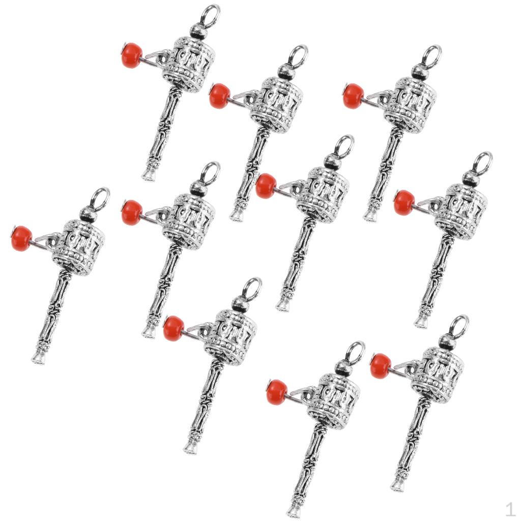 

Набор из 10 шт., тибетский кулон «Молитвенное колесо», ювелирные изделия для свадьбы