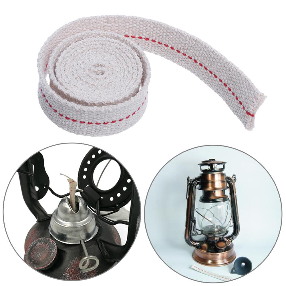 1 M DIY Cotton Core Tool Oil Lamp Wick Kerosene Lantern  Flat Lampwick Barn Lantern