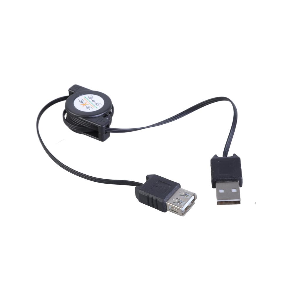 USB 2.0 Male To Female Extension Retractable Cable Data Sync Charger Cord 73cm USB Male To Female Cable