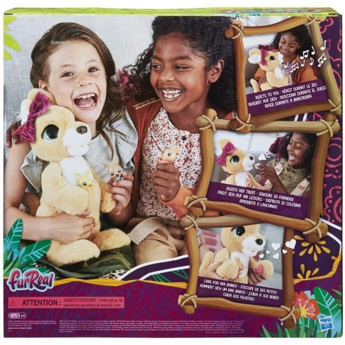 FurReal Friends, Interaktives Plüschtier Mama Josie das Känguru, Französische Version[54]