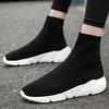 Spring and Autumn men's and women's socks shoes high-top single shoes flow sports leisure lazy shoes