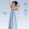 Women's Antibacterial Tencel Cotton Nightgown with Padded Straps and Cups