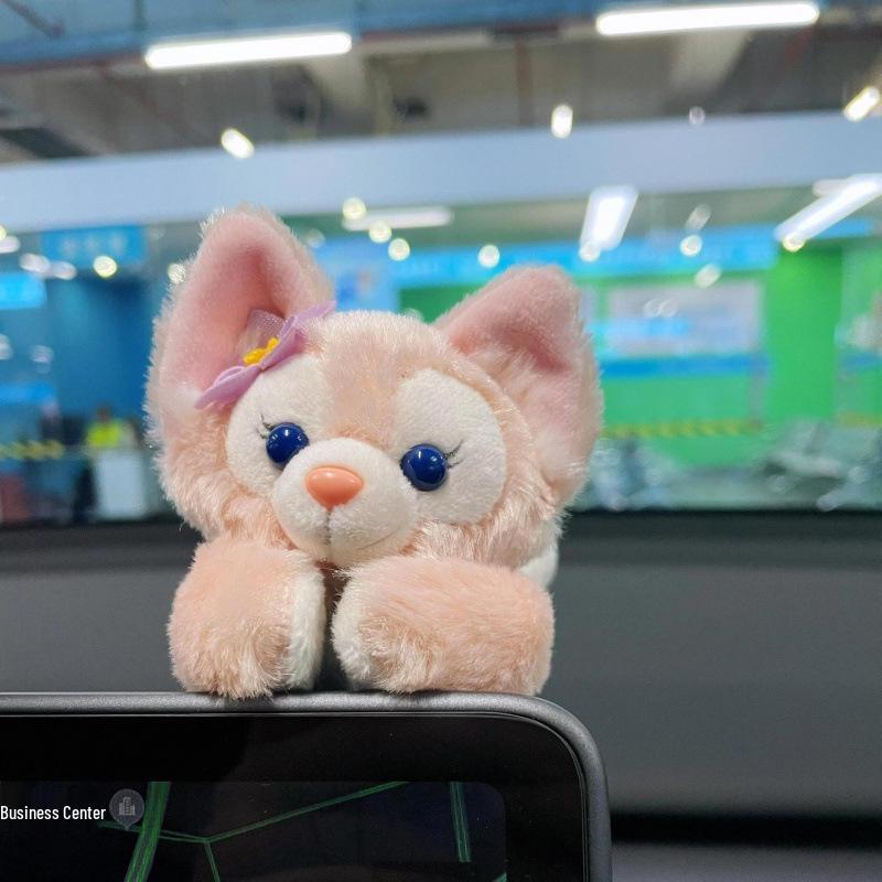 Charming Car Ornaments: Plush Passenger Seat Toys & Decorations for Women, Perfect for Tesla.