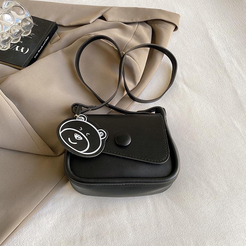 Retro small bag women's new trendy fashion texture shoulder bag high sense contrasting color versatile messenger small square bag