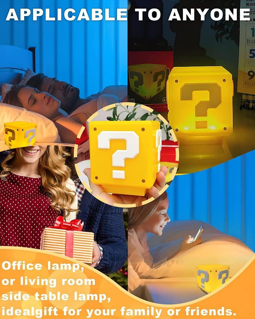 Illusion Night Light for Kids with Game Sound Effects, Decorative Night Light, Great Gift for Kids and Fans, Includes Japanese Instructions