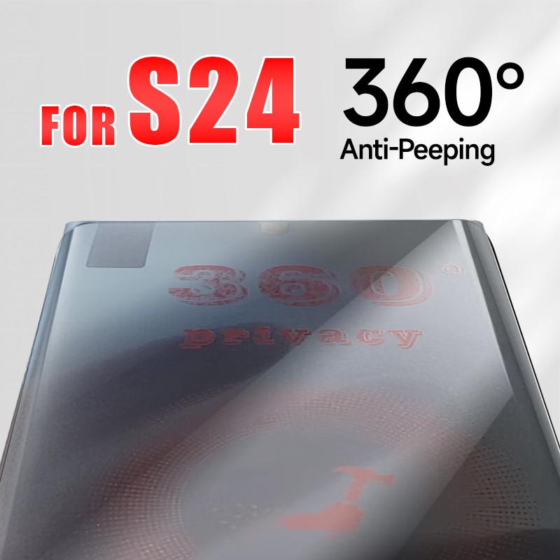 Protector de Ecran Ceramic Mat, Privacy, Soft, Pentru Samsung Galaxy S26 S25 S24 S23 S22 Ultra, Film Sticlă Călită 3D cu Lipici Complet