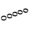 5pcs set 10mm Bike Headset Washer Glossy Surface Durable Mountain Bike Front Fork WasherBlack