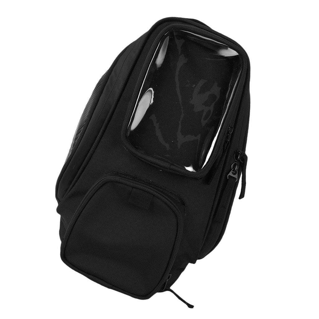 Black Universal Motorcycle Motorbike Riding Strong Magnetic Rainproof Oil Fuel Tank Bag