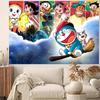 Doraemon Party Blue Cat Children Photography Backdrop Background for Baby Children Photocall Photo Studio