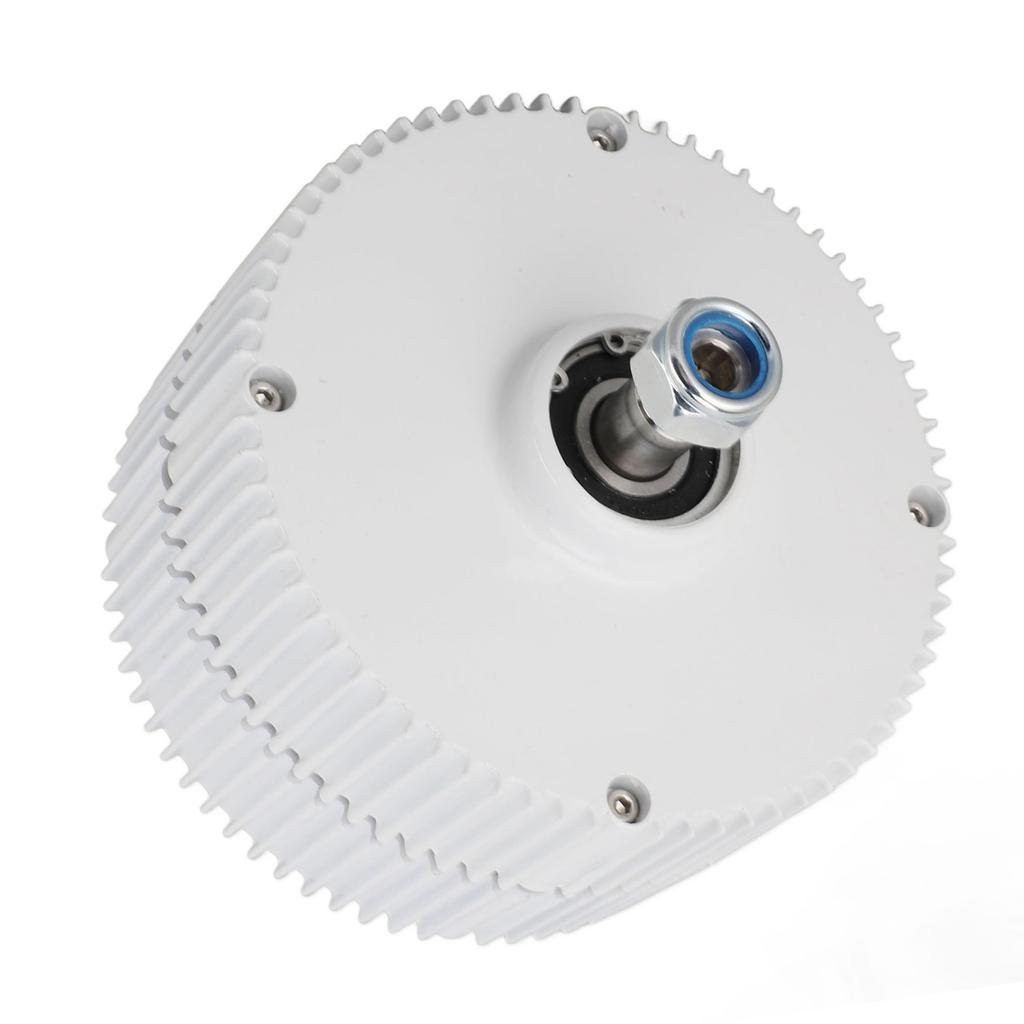 Gerador alternador síncrono de ímã permanente CA trifásico de eixo duplo de 24 V para turbinas eólicas de 400 W