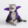 Festival Pet Cloak Breathable Easy Wear Solution Halloween Theme Party Accessory Outfit for Small Dog Cats Holiday Wear