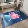 Dance Party With Peppa Area Rug Office rug, Chair Rug, Decor Carpet Livingroom bedroom Mat, Large Size Fan gifts Christmas gifts