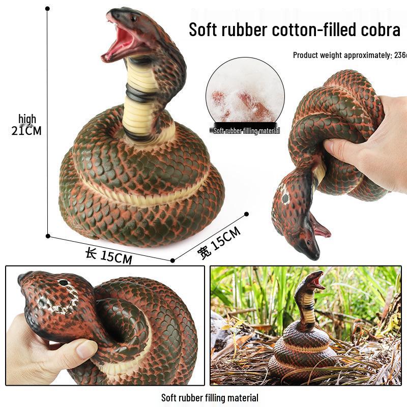 Kids' Marine Animal Model Stress Relief Toy Set: Pufferfish, Octopus, Crab, Shark, Dunkleosteus