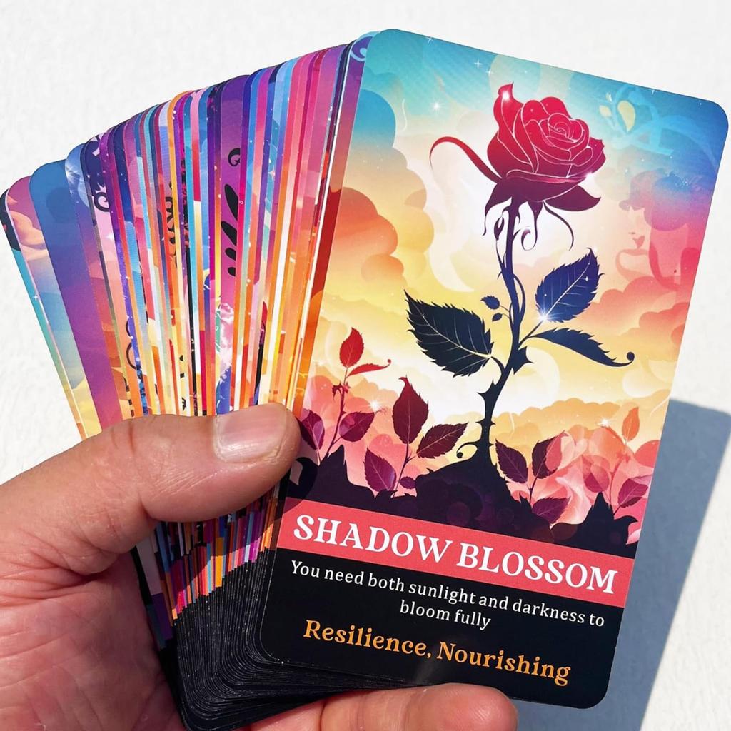 Schattenarbeit Orakel Innere Heilung Orakel Orakel Karmische Heilungsenergiekarten Karten, Deck, Anfänger Selbstreflexionsdeck, Klärung, [Produkt]