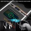 4in1 Center Console USB Hub Compatible for Tesla Model 3 Model Y Accessories 2025-2025 Fast Charge with Retractable Cable