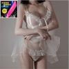 Sexy lingerie pajamas sexy ladies couple uniform seduction pure open suit black lingerie