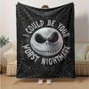 1pc. Nightmare Before Christmas Jack Skellington Throw Blanket, Cozy Blanket for Bed, Couch, Car Seat Cover, Gift Idea for Friends and Famil