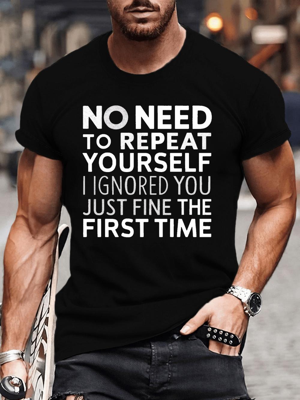 

Men s No Need To Repeat Pattern T-shirt - Casual T-shirt Suitable for Daily Wear and Interesting Street Style Pattern T-shirts S разноцветный