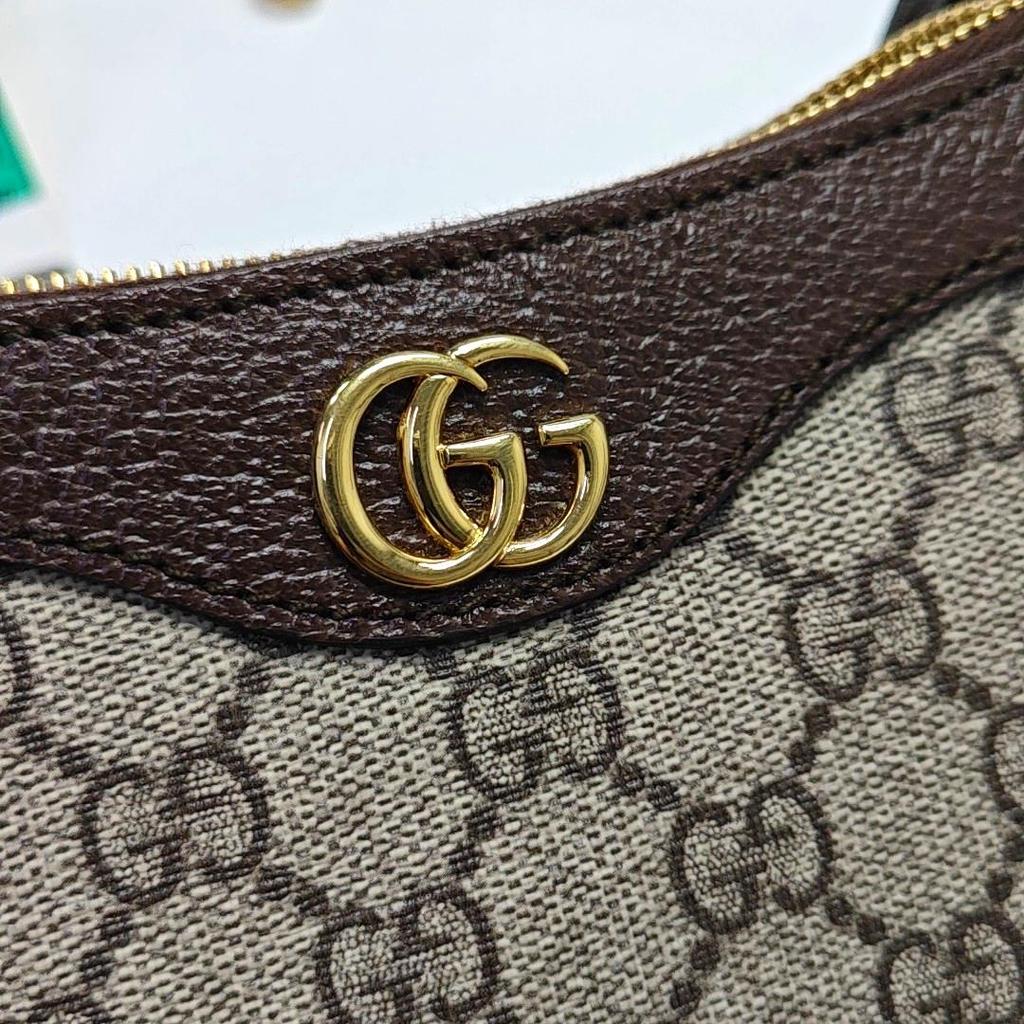 [Pre-Owned] Gucci Ophidia Small Handbag 'Beige/Ebony Supreme' - Very Good #1K35JWZ