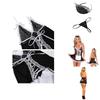 Sexy Lace Lingerie French Maid Cosplay Costume Set Halloween Party Outfit