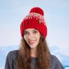 Knitted Winter Beanie Hat For Women With Fleece Lining And Ear Warmers For Outdoor Casual Wear