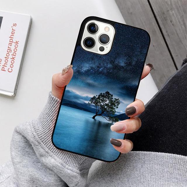 Star Space Moon Night Phone Case For iPhone 17 Air 16 15 14 13 12 11 Pro Max Plus Max Cover Shell