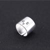 Korean Fashion Lettering Love 925 Sterling Silver Jewelry Accessories Female Personality Wild Opening Rings R184