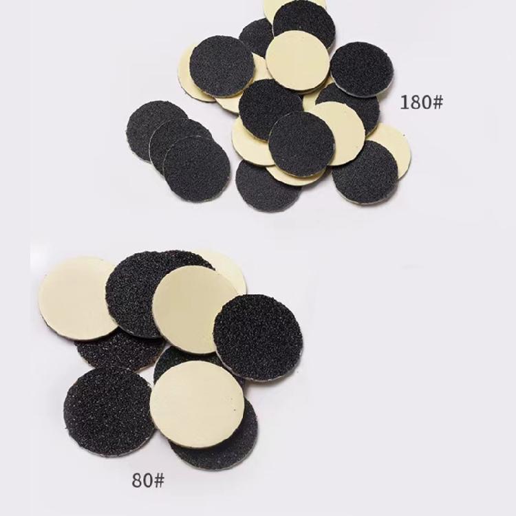 50x Foot File Disc 80/180 Grit Replaceable Sandpaper Discs for Calluses Removal
