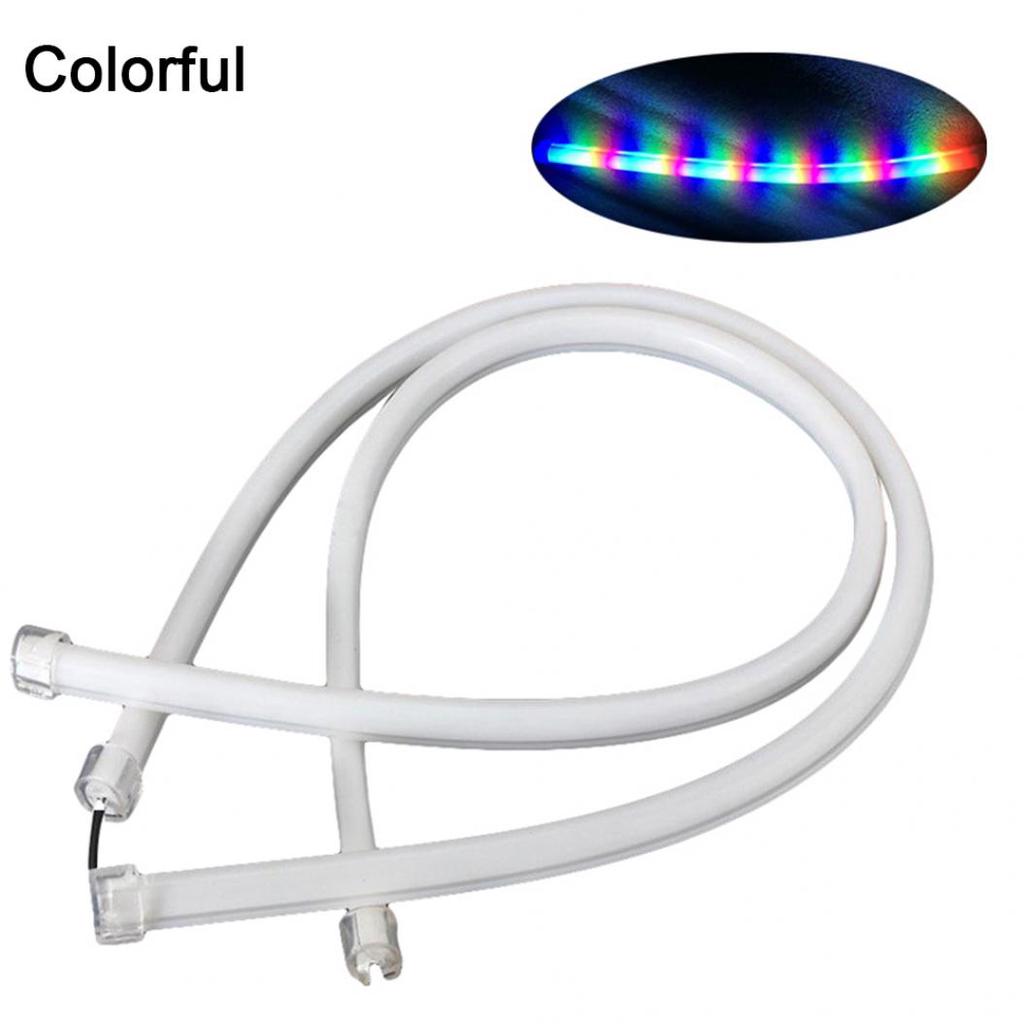 Decorazione della luce di striscia del tubo flessibile flessibile DRL per auto a LED da 2 pezzi