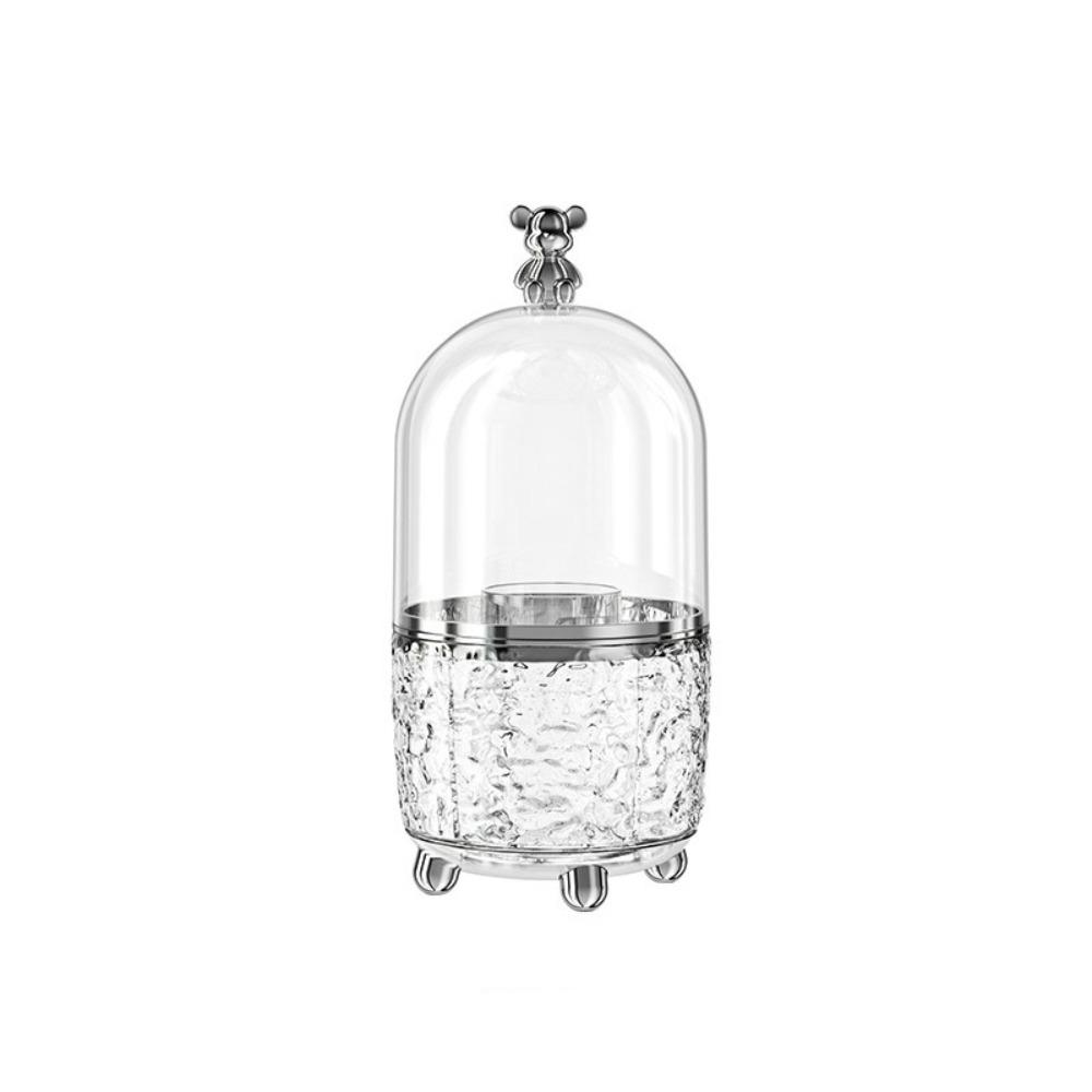 With Cover Makeup Brush Cylinder Rotatable Dressing Table Shelf Desktop Supplies Pen Holder  Gift