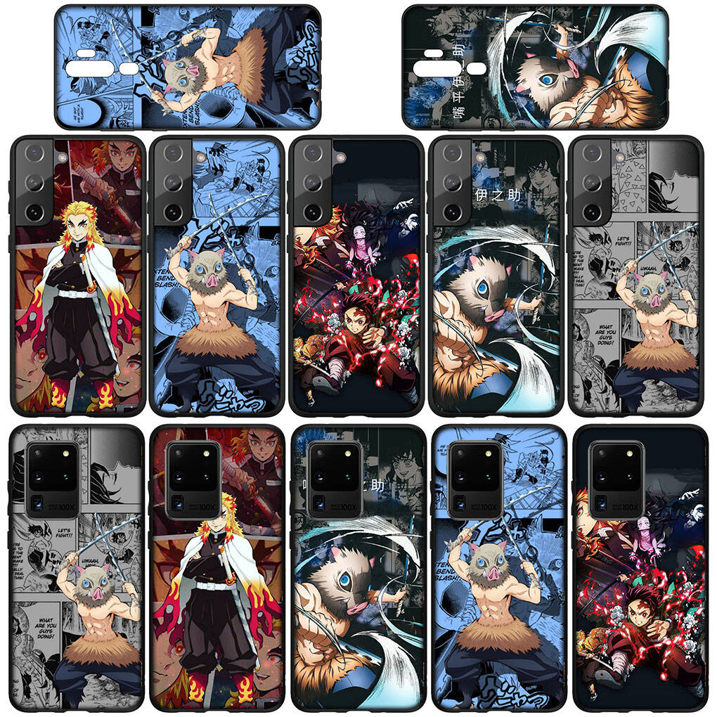 Phone Case for Samsung Galaxy S25 S23 S22 S24 Ultra FE S8 A05 A06 A15 A16 A36 A37 A35 A54 A55 A56 A57 A25 A26 A53 Hashibira Inosuke Demon Slayer Cover
