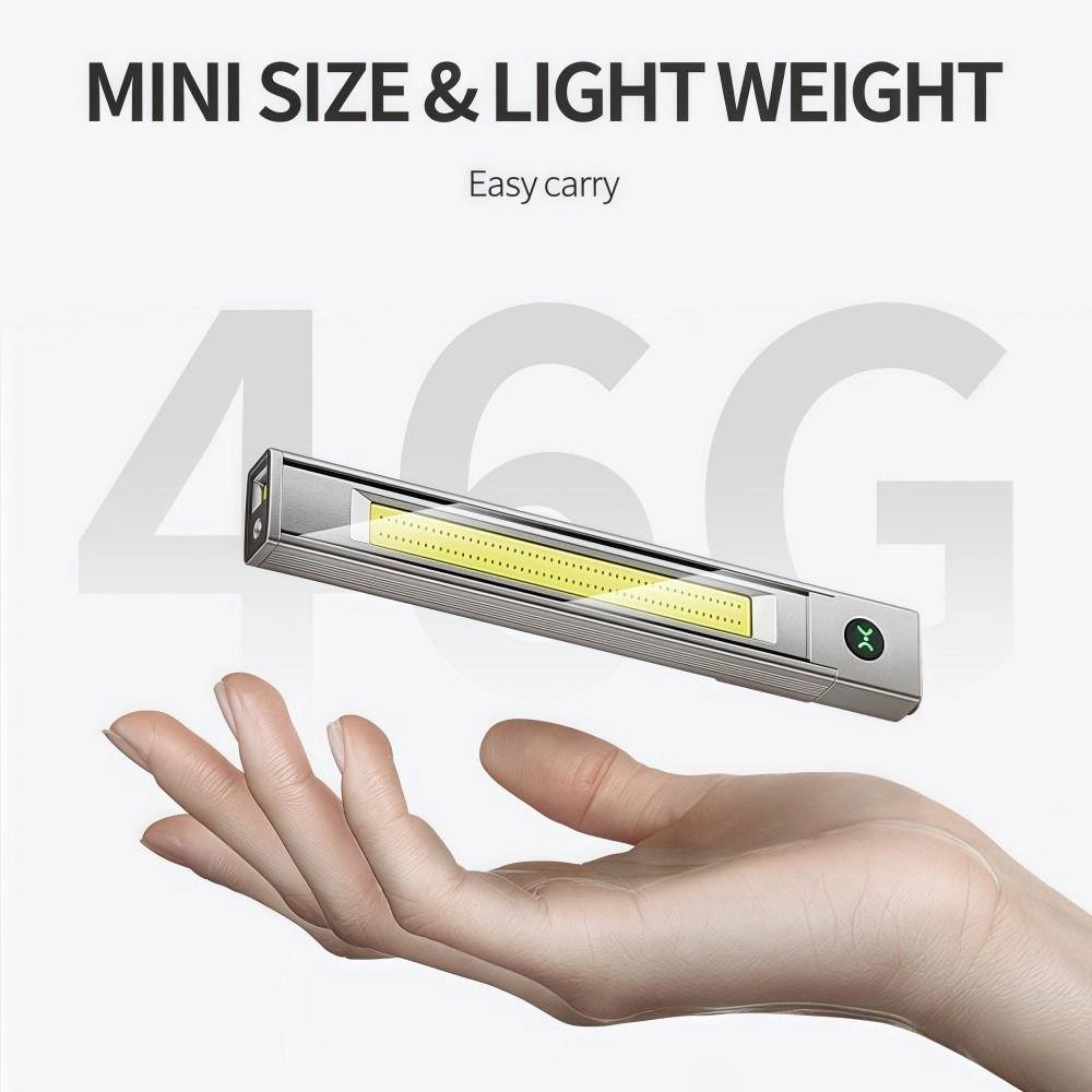 Magnetic Pocket Work Light Super Bright Flashlight LED Torch Light  Outdoor Camping Work Lighting