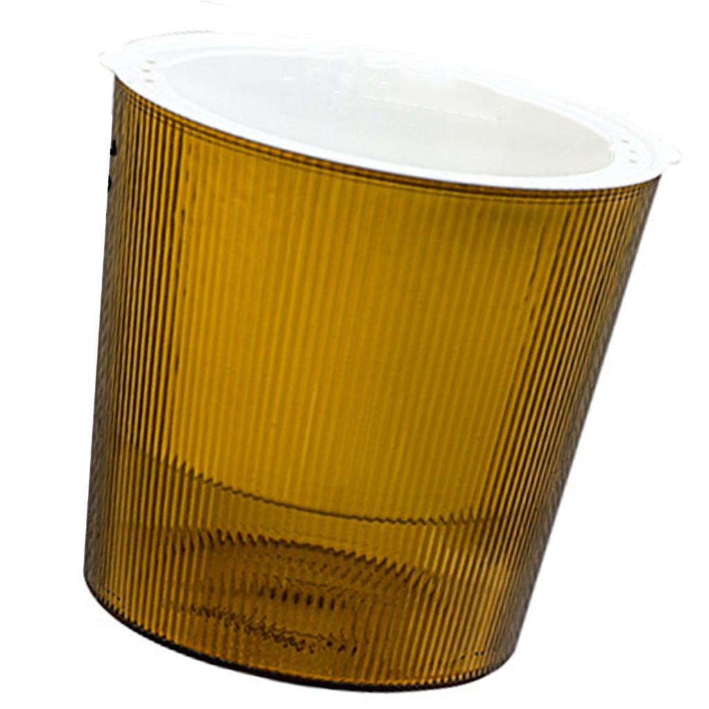 Self Absorbent Resin Flowerpot Imitation Glass Texture Transparent Flowerpot For Plants Spring Water Absorbing Seedling Pot