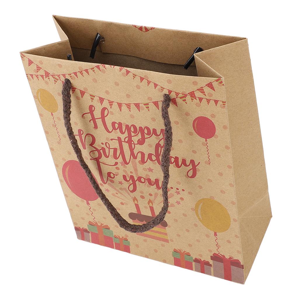 12pcs Birthday Gift Bags Cute Large Capacity Party Favor Bags Gift Favor Bags with Handle for Kids Girls