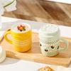 High-Value Cute Cat Mug Home Office Drinking Cup With Lid Large-Capacity Ceramic Cup As A Gift