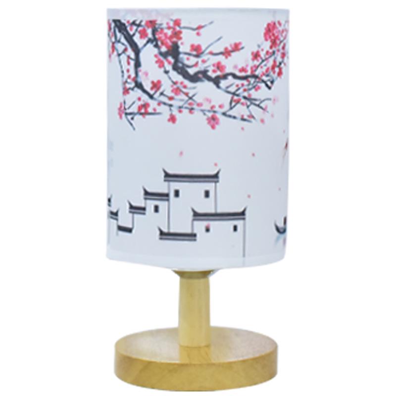 Chinese Artistic Retro LED Desk Lamp for Bedroom or Dormitory