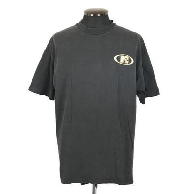 90s Vintage USA Made Hanes MTV “Singled Out” Short Sleeve T-Shirt/Men's Size XL/Black/Heavyweight/Rare(USED)