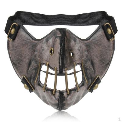 Unisex Steampunk Nietenmaske Vintage Gothic Punk Cosplay Ausgehöhlt