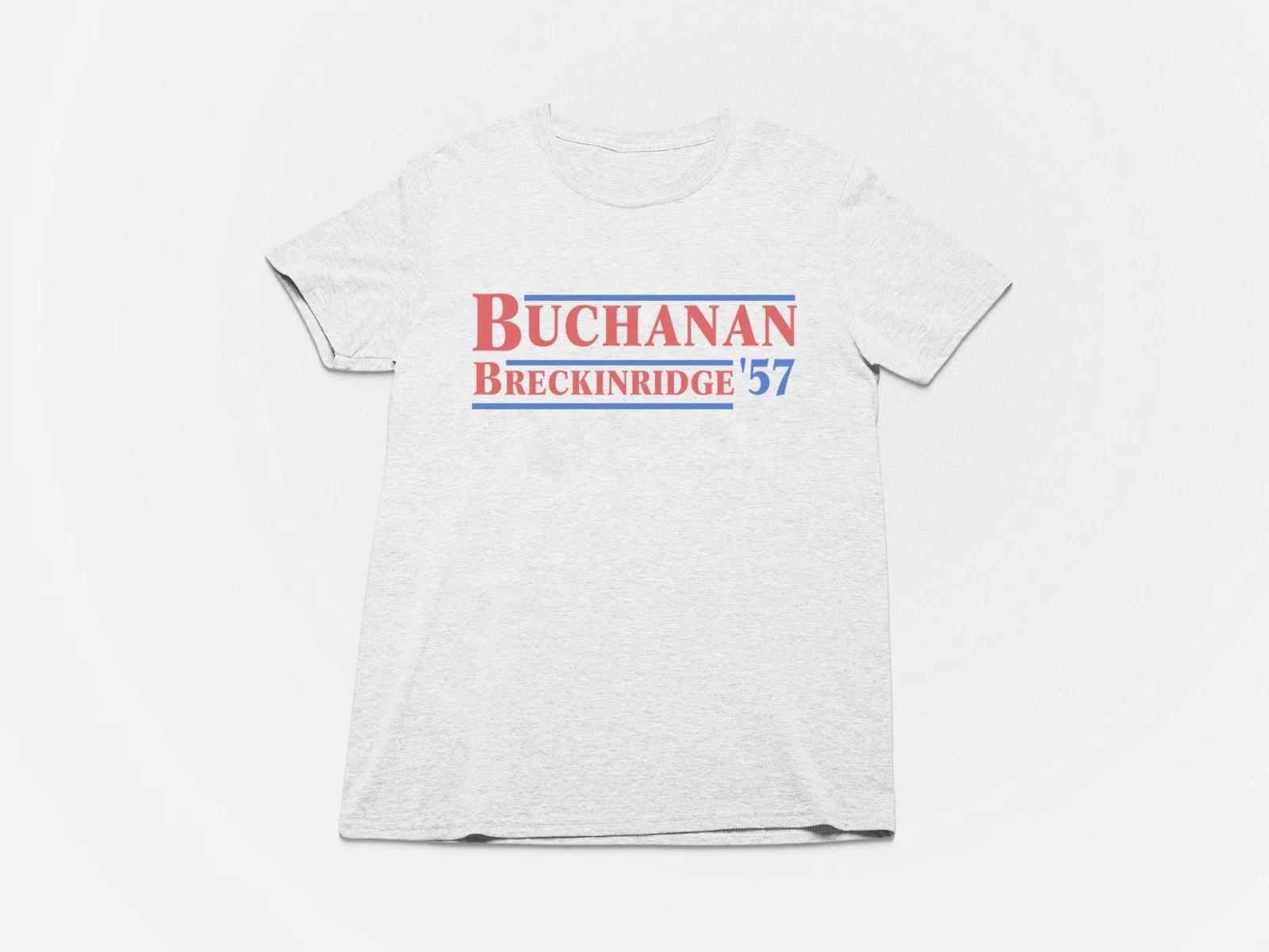 

James Buchanan and John C. Breckinridge (1857-1861) Tshirt, Political 4XL