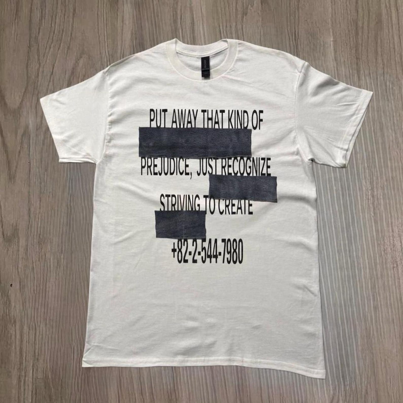 Anti Prejudice Statement Shirt, Social Justice Graphic Tee, Equality Quote T-Shirt, Minimalist Activism Shirt, Unisex Streetwear 3XL