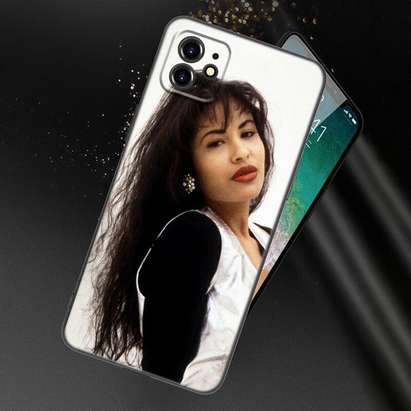 Selena Quintanilla Phone Case For Apple iPhone 13 12 Mini 11 Pro XS Max XR X 8 7 6S 6 Plus SE 2022 2020 5S 5 Soft Black Cover