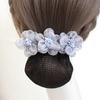 Nurse Head Flower Hair Mesh Pocket Disc Hair Stewardess Hair Mesh Cover Hotel Restaurant Waiter Work Headgear Hair Accessories