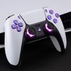 EXtremeRate leuchtende Thumbstick-Share-Option für PS5-Controller Home-Face-Taste für PS5 PS5-Controller leuchtende DTF-LED in sieben Farben und neun