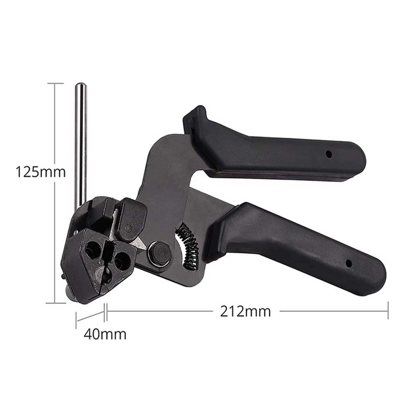 Stainless Steel Cable Tie Pliers - Manual Cutting Tool with Ergonomic Handle for 12mm Ties China Mainland
