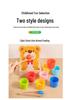 Montessori Baby Concentration Training Set: Ball, Cups, Color Recognition, Matching, Spoon, Hand-Eye Coordination Toy