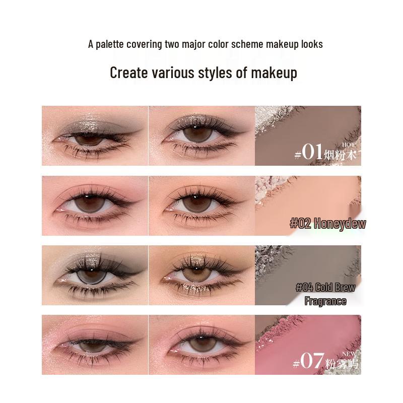 JOOCYEE Палетка теней для век двенадцати цветов, многофункциональная