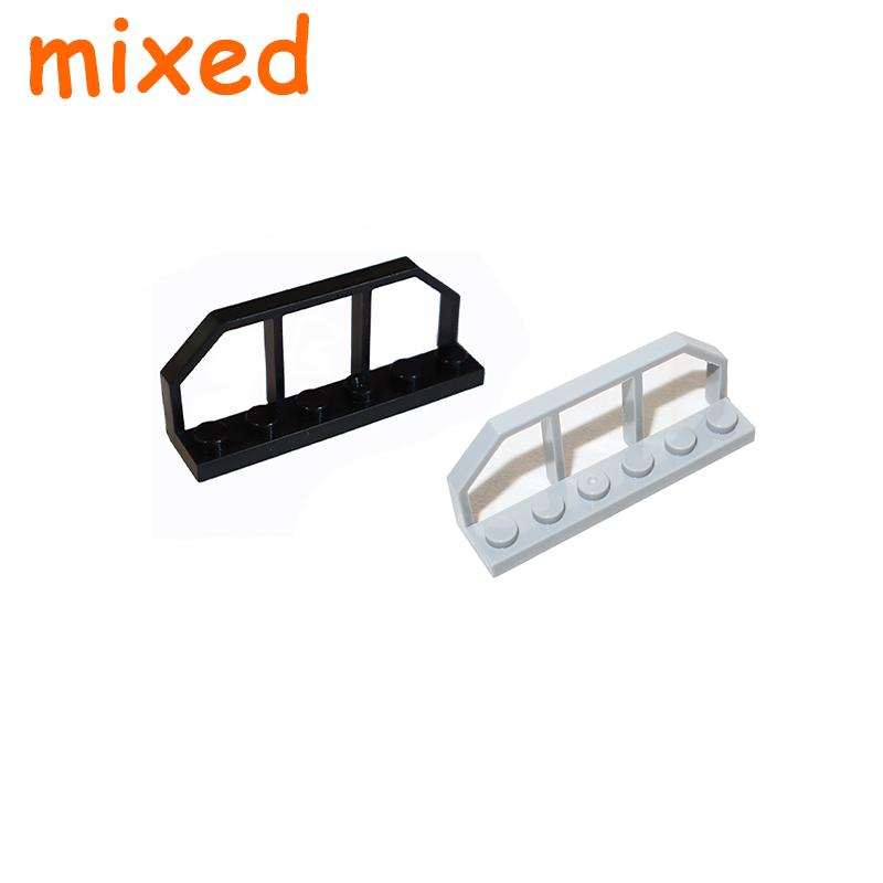 Non-Toxic Fence City Accessories Building Block Moc Part Railing Stair Barrier Ladder Guard Bar Castle Garden Farm Military Assemble Brick