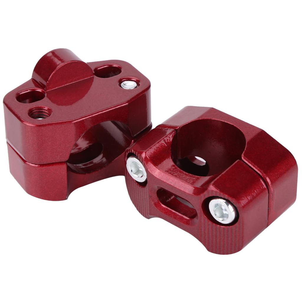 Motorcycle Handlebar Clamps Motorcycle Riser Aluminum Alloy 28mm 1 1/8" Motorcycle Handlebar Handle Fat Bar Mount Clamps Riser