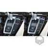 Real Carbon Fiber Car Interior Gear Shift Button Panel Sticker Cover Frame Trim Decoal Accessory For BMW 5 Series F10 2011—2017