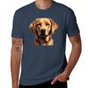 Labrador dog TShirt Fashion Print Casual Short Sleeve